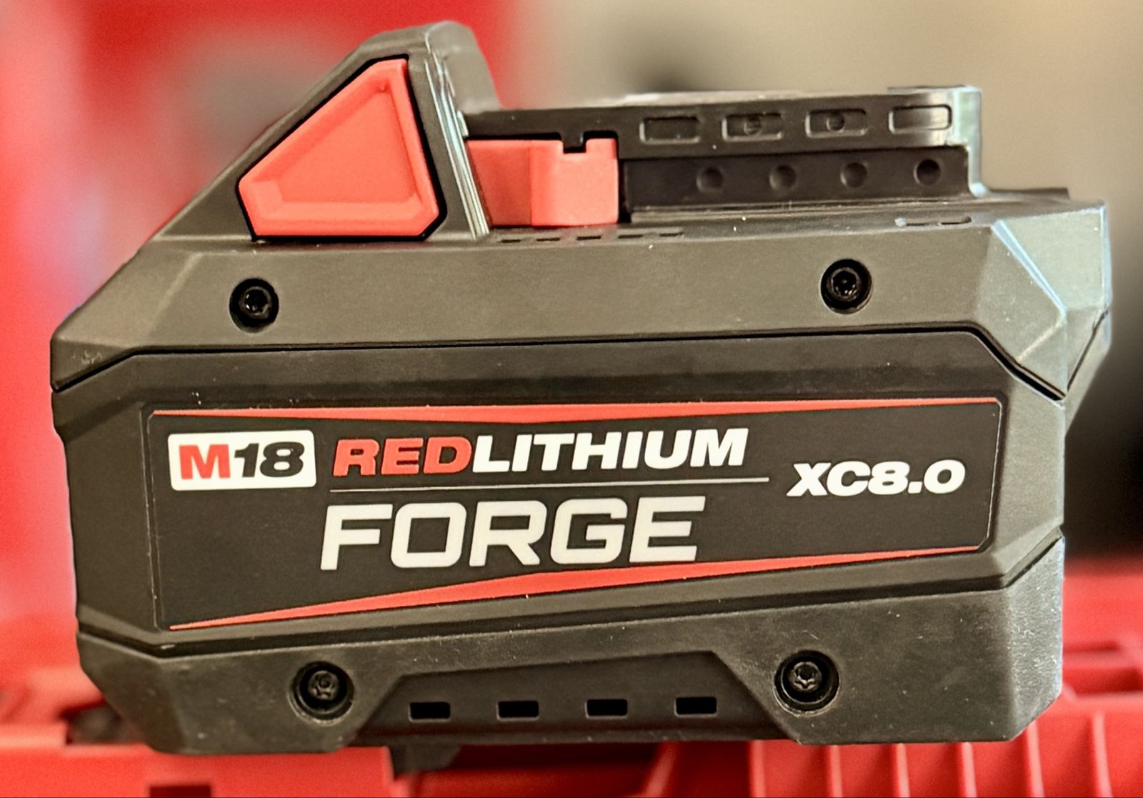 Milwaukee M18 RedLithium Forge XC8.0 Battery. Part number: 48-11-1881