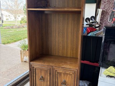 2 bookshelf or display cases