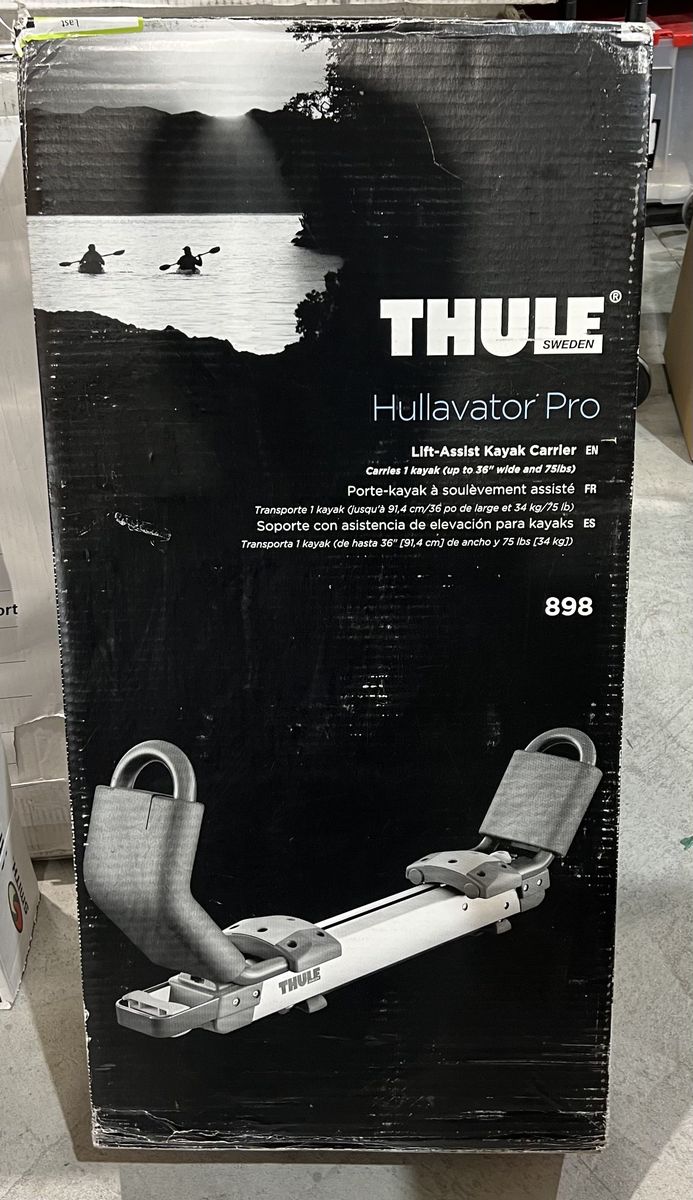 Thule Hullavator Pro Lift-Assist Kayak Carrier Fits 1 Kayak Model 898