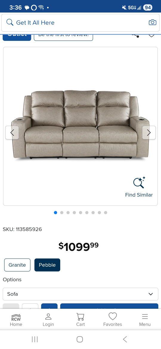 Brand New Beige Couch GREAT deal!