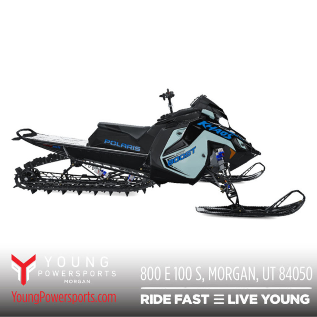 2026 Polaris® Patriot Boost RMK Khaos 155 Hemlock Blue / Black / Velocity Blue