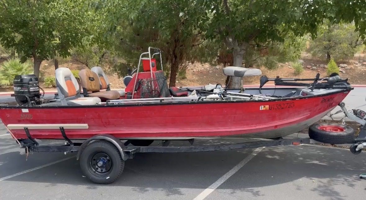 17’ Bass Tracker w/Merc Classic 50, Trolling Motor, and much more.