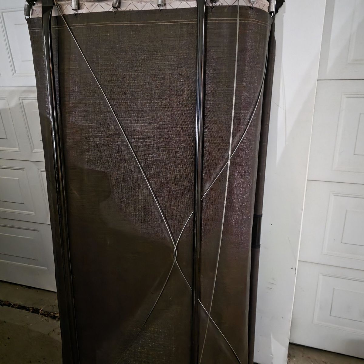 hide a bed couch matress and scrape metal