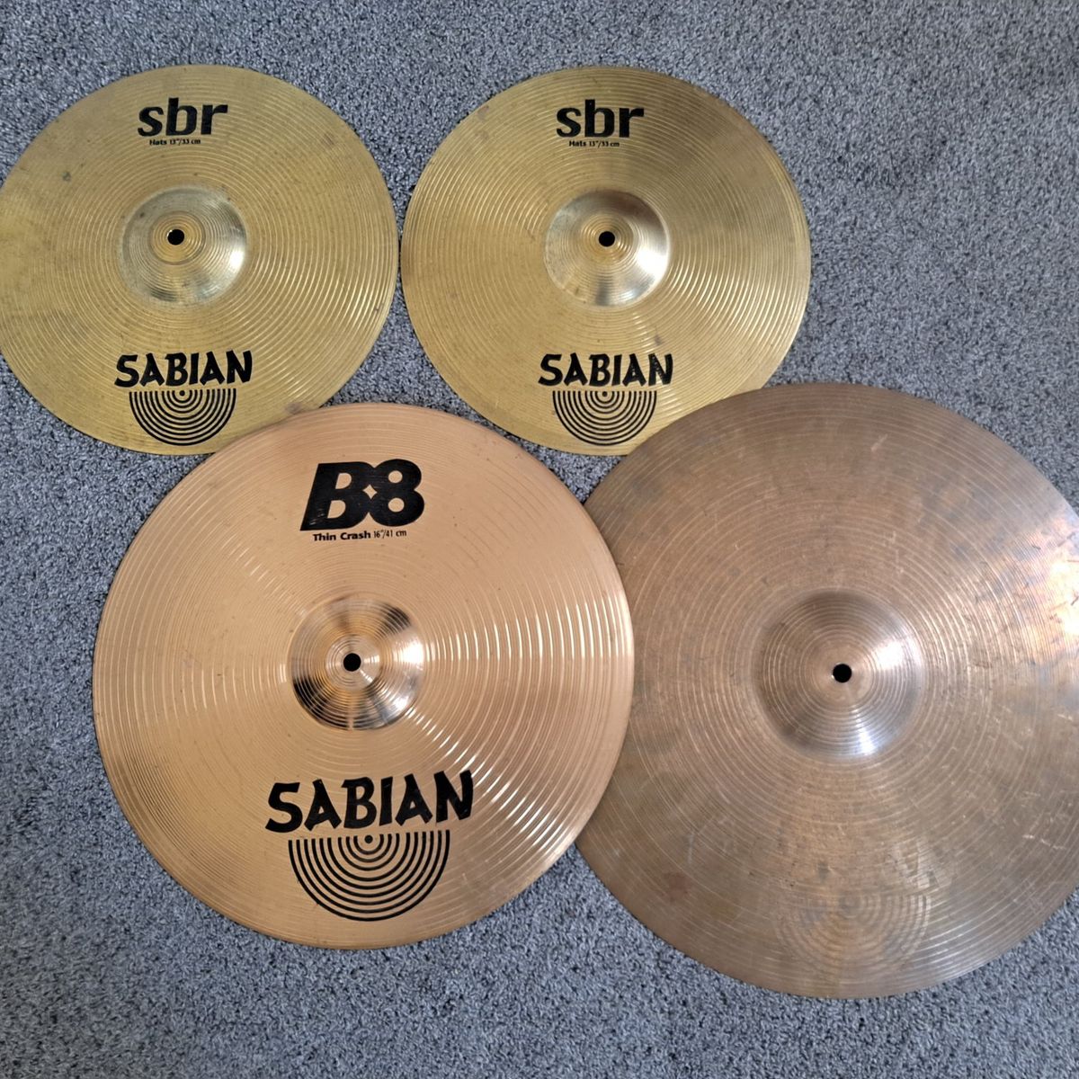Sabian Cymbals-- Crashes and Hi hats