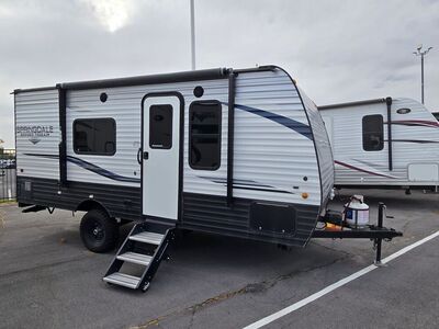 Lightweight rugged camp trailer for rent.
