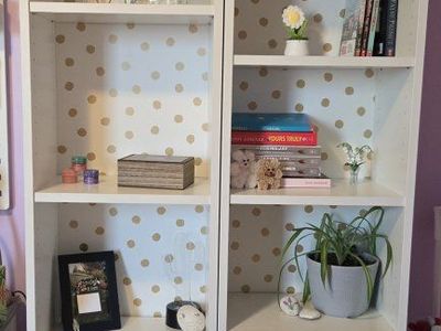 Tall White Bookshelves (set of 2) - Great Condition