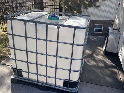 275 gallon water tank.