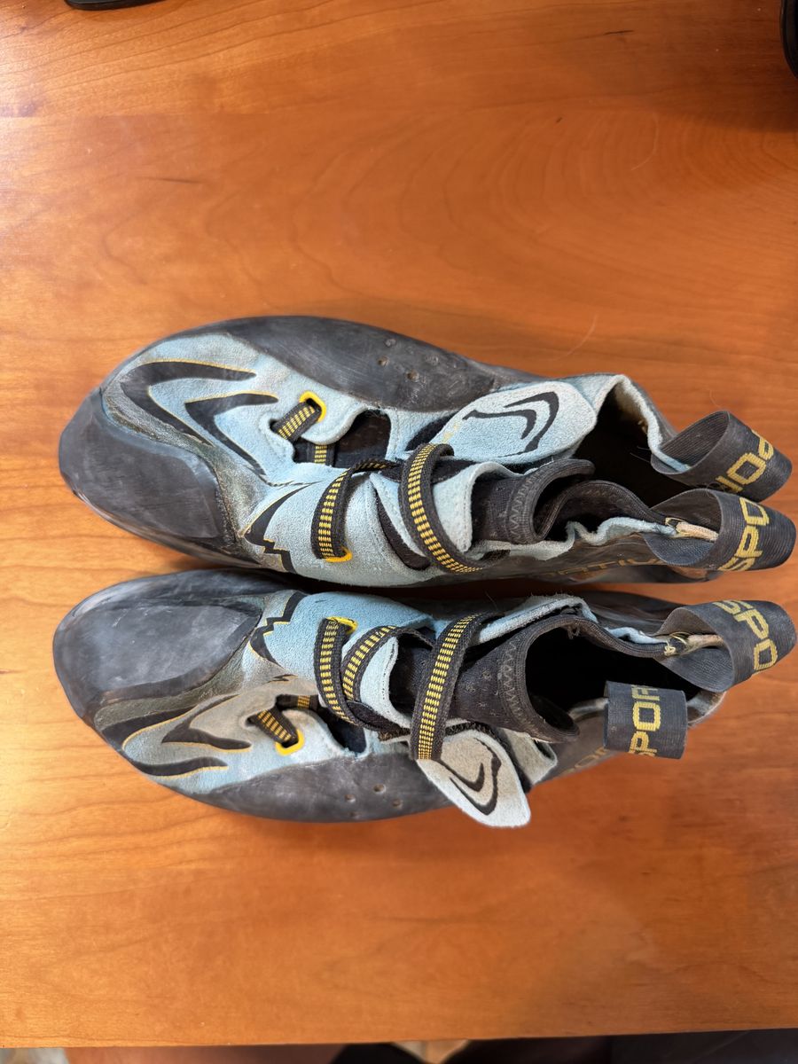 Resoled La Sportiva Futura Climbing Shoes, Size 41.5