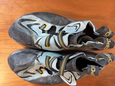 Resoled La Sportiva Futura Climbing Shoes, Size 41.5