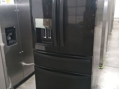 NEW WHIRLPOOL 4 DOOR BLACK FRENCH DOOR