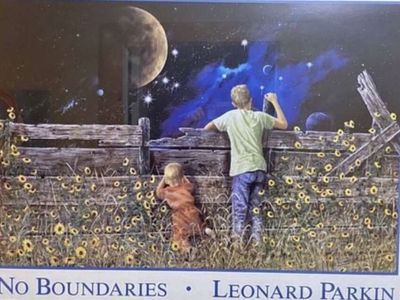 NEW - NO BOUNDARIES by LEONARD PARKIN - UTAH Fantasy Artist - Poster 31 x 23.5 - C PHOTOS