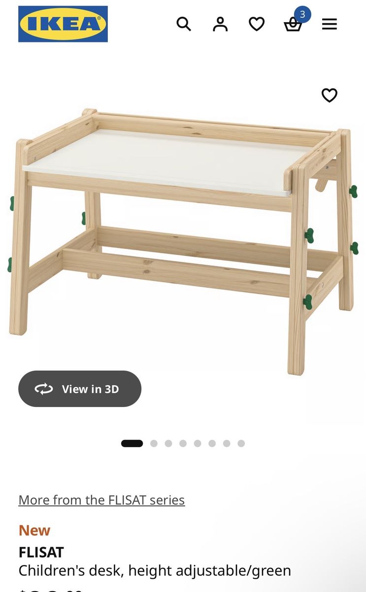 Children’s Adjustable Desk