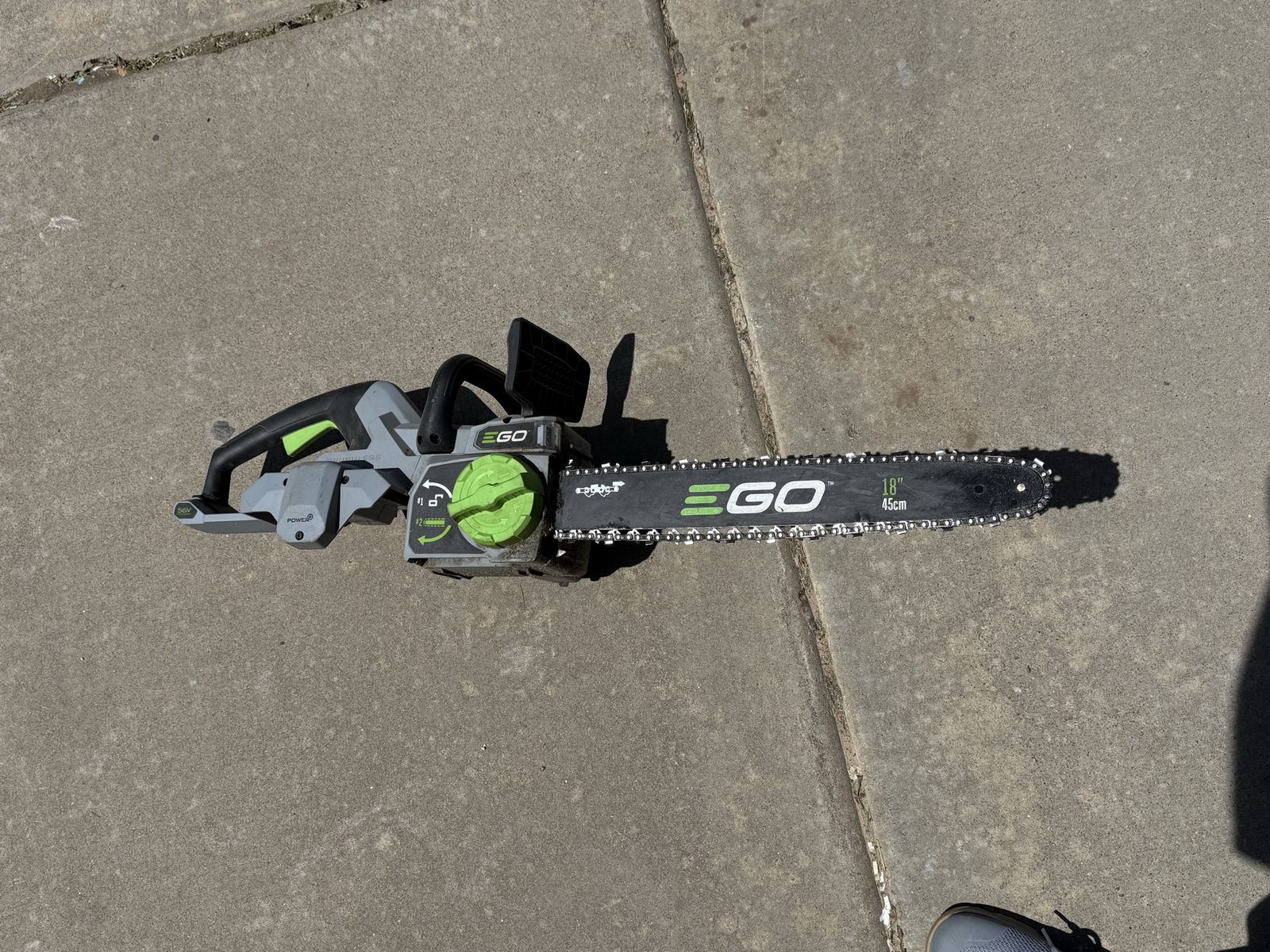 Ego 18” 56v chainsaw