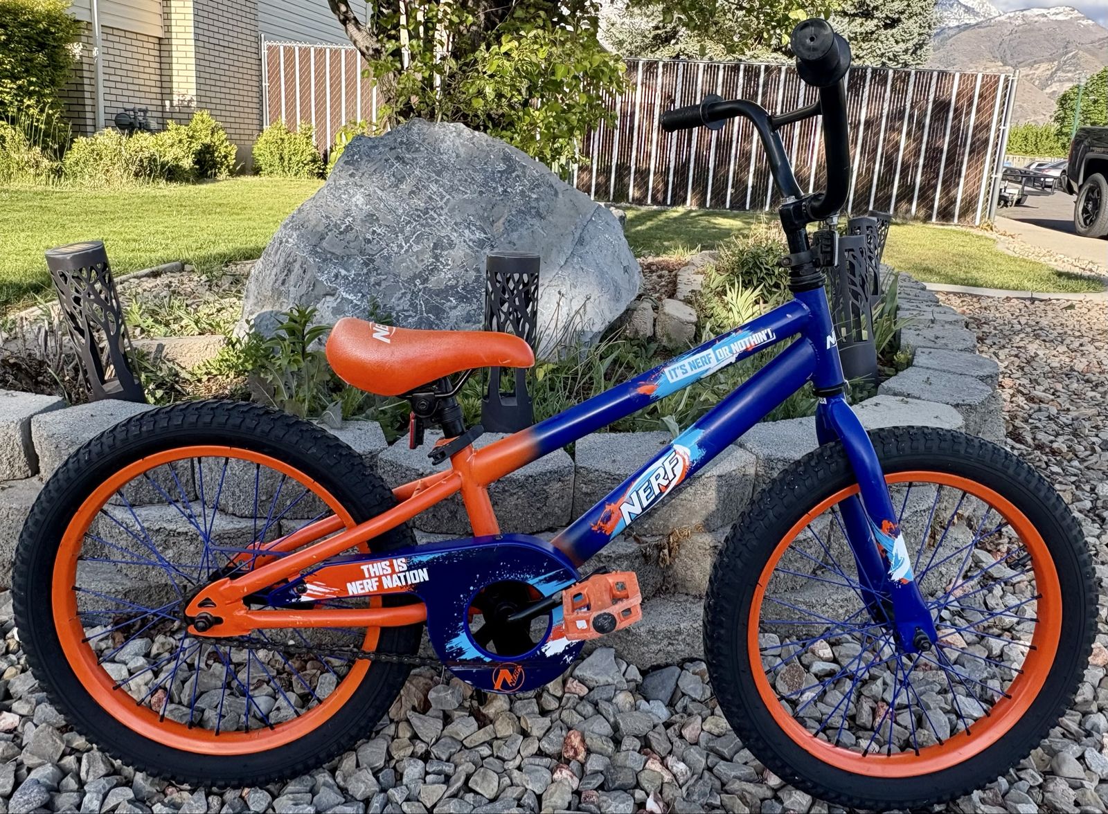 18” NERF Nation bike ready to ride