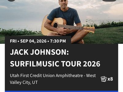 Jack Johnson - 2 or 4 seats available