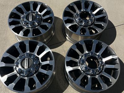 Stock 18” wheels ford f350