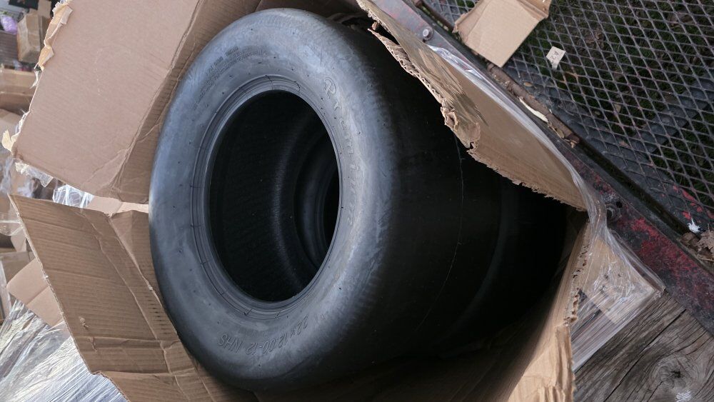 New! Premium 22×12.00-12 Mower Tires