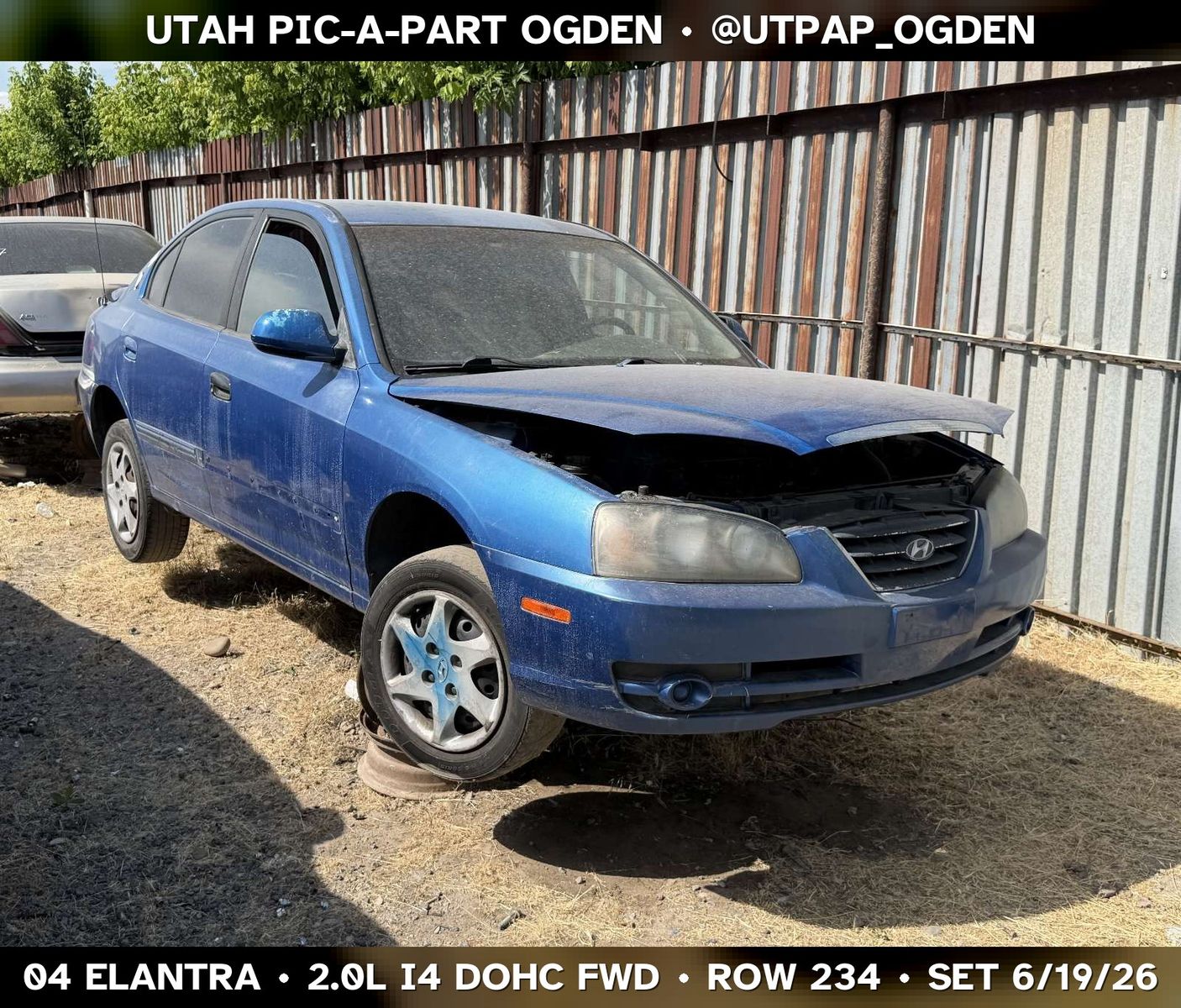 2004 Hyundai Elantra Parts - UTPAP Ogden