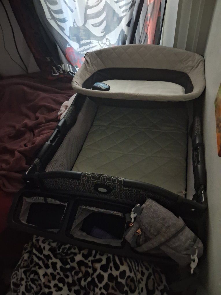 Assorted Newborn Clothes and Accessories + PlayPen