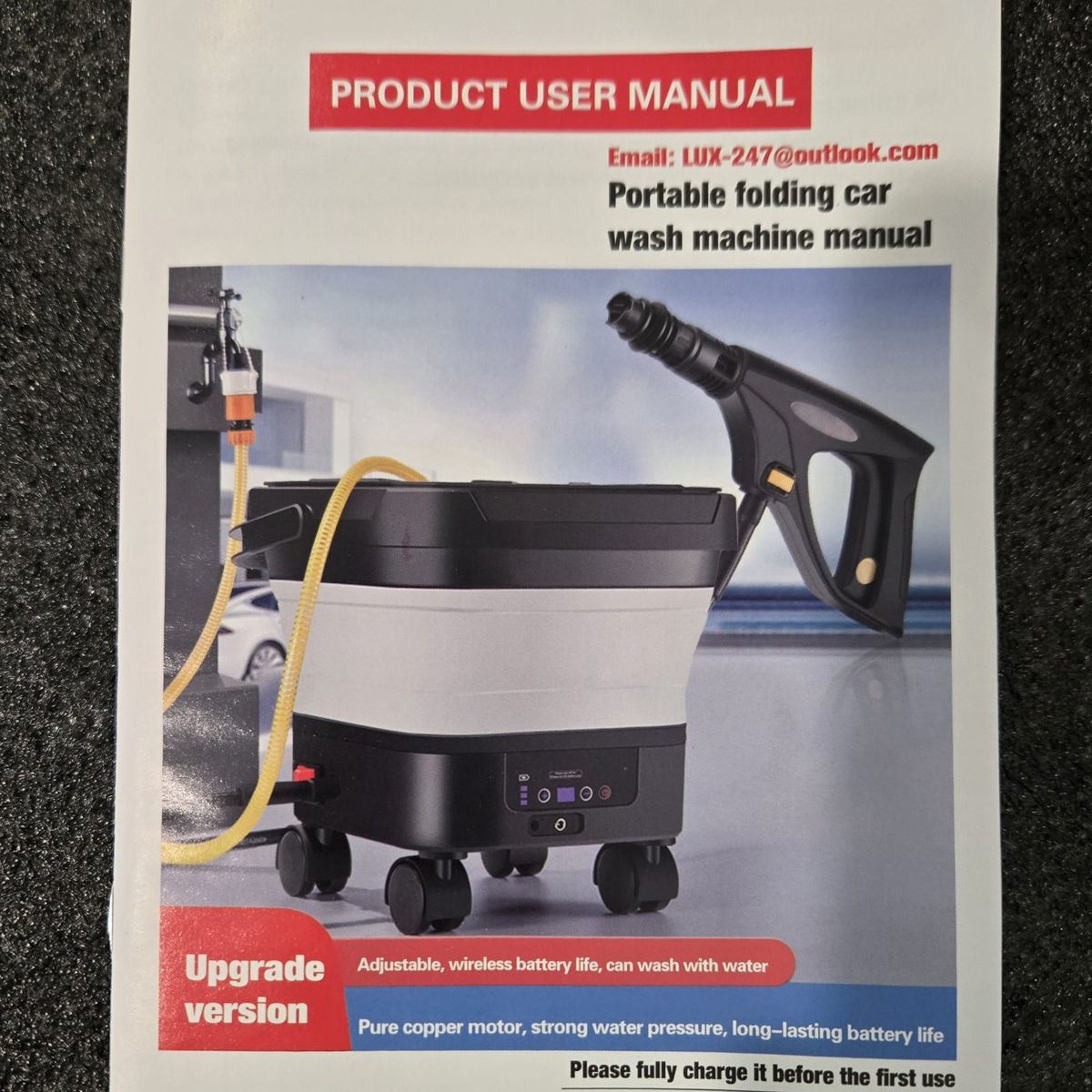 Portable Car Washing Machine Pressure Washer