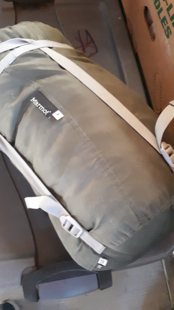 marrmot sleeping bag.used very little 