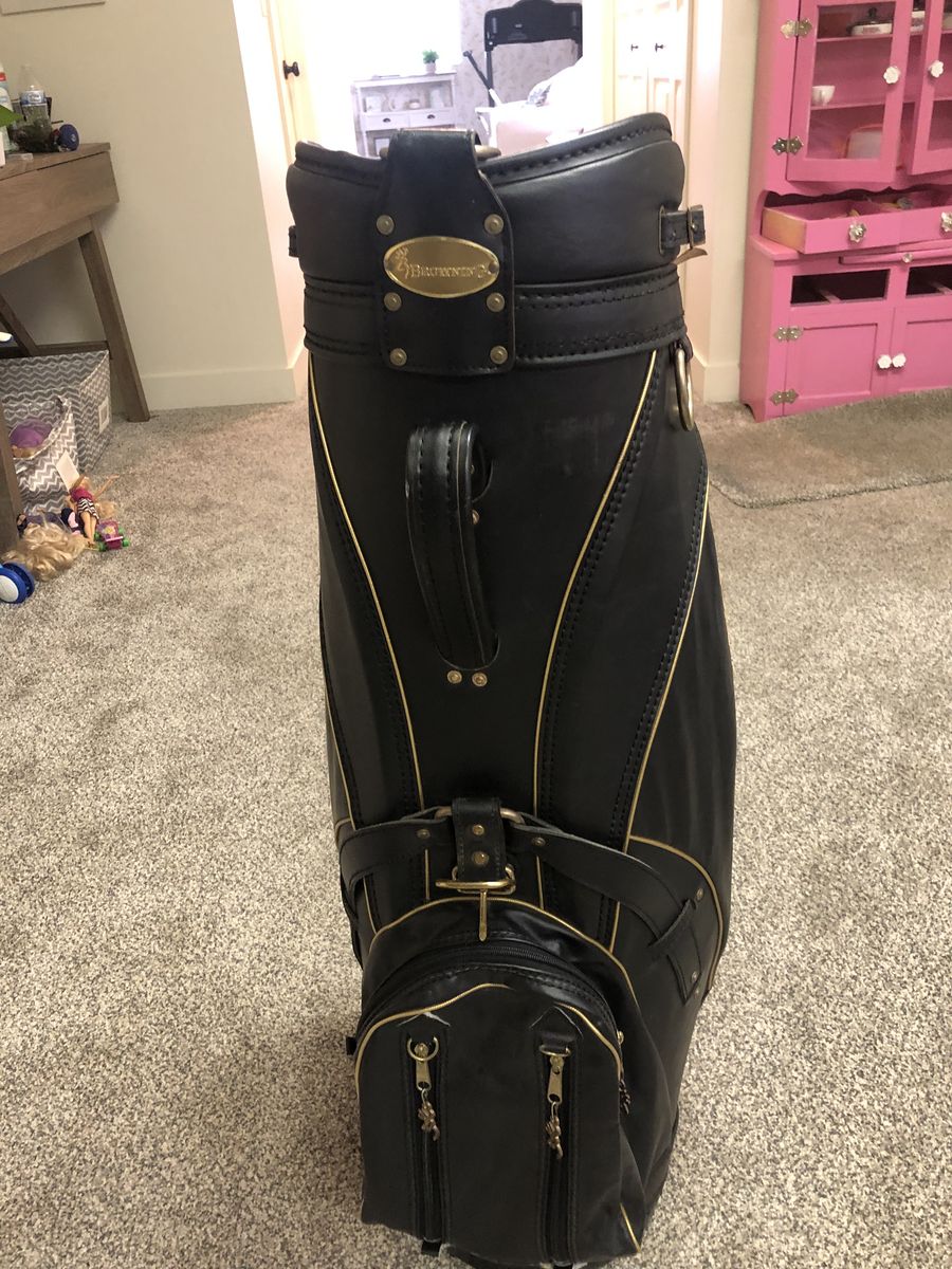 Vintage Browning Golf Bag And Balls