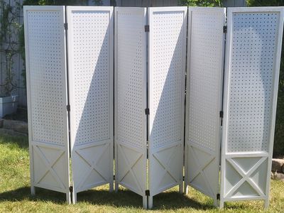 Pegboard Panels White 6-panels