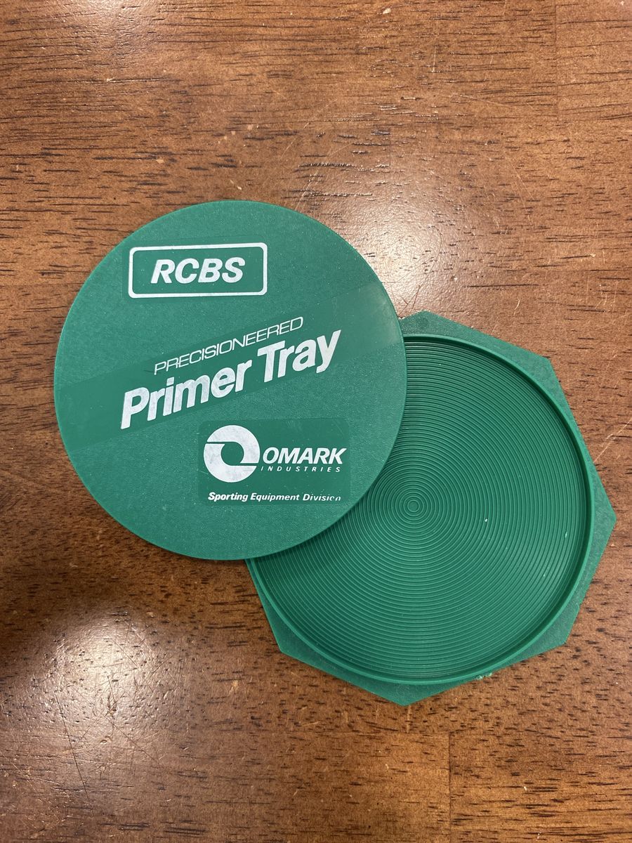 RCBS Precisioneered OMARK Industries Primer Tray - Green