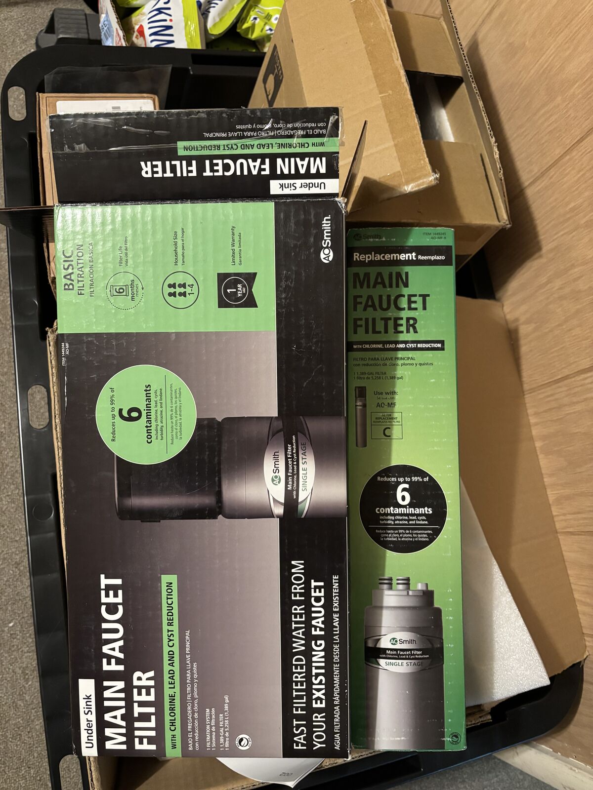 AO Under Sink Water Filter System & Extra Filter