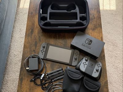 Nintendo Switch 1 Bundle w/ Extra Pair of JoyCons, 128gb Micro SD, and Large Travel Case
