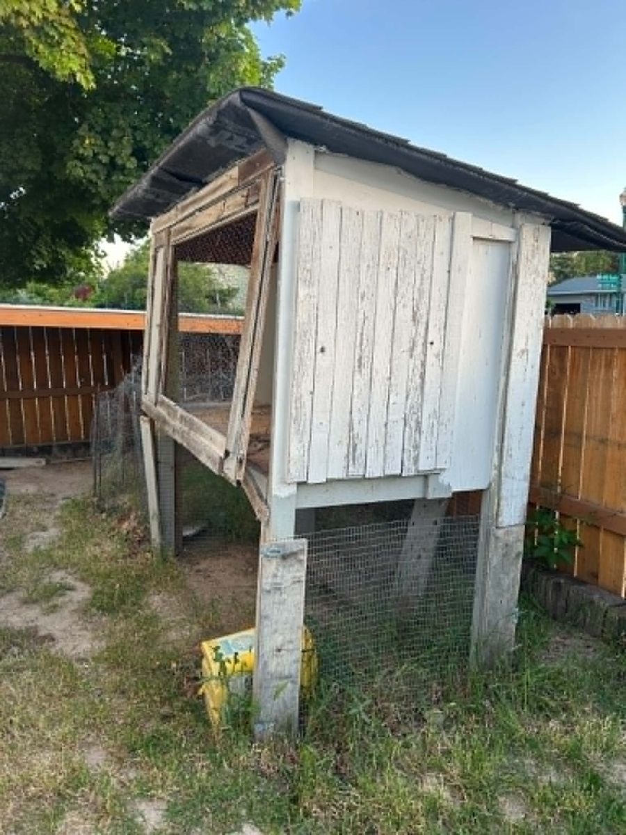 Free chicken coop.