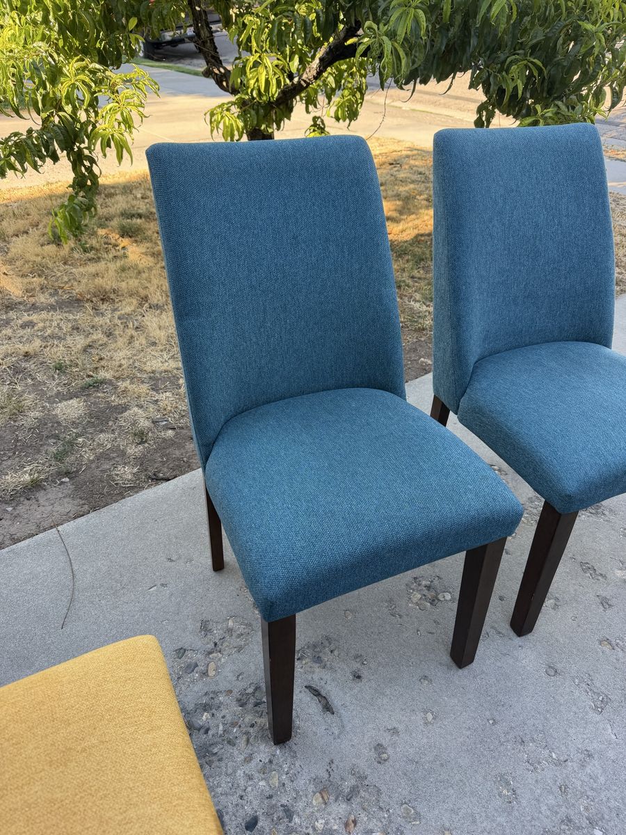 Upholstered dining chairs