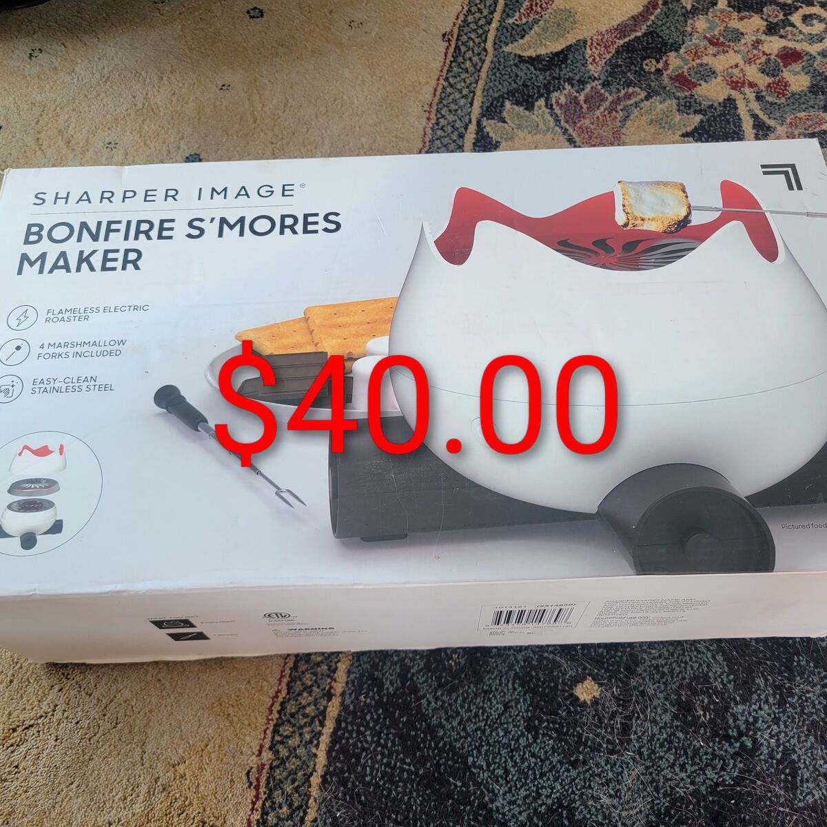 Sharper Image Flameless Electric S’mores Maker