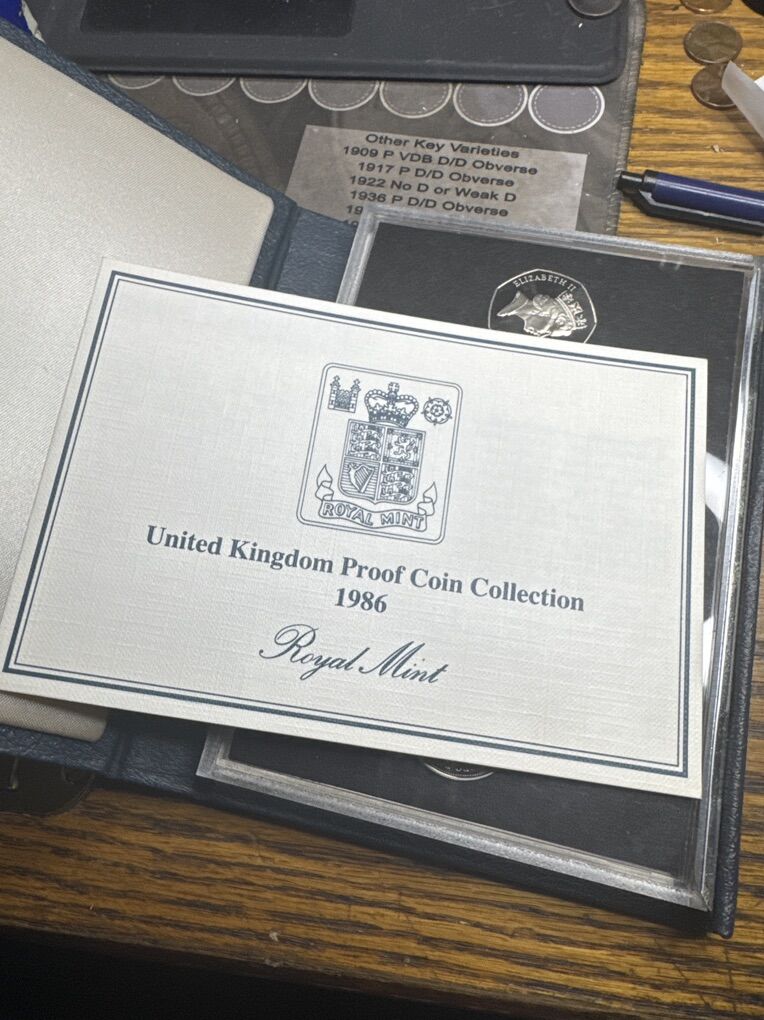 1986 UK Proof Coin Collection