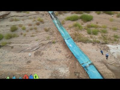 Water slide! Heavy duty vinyl slip-n-slide.