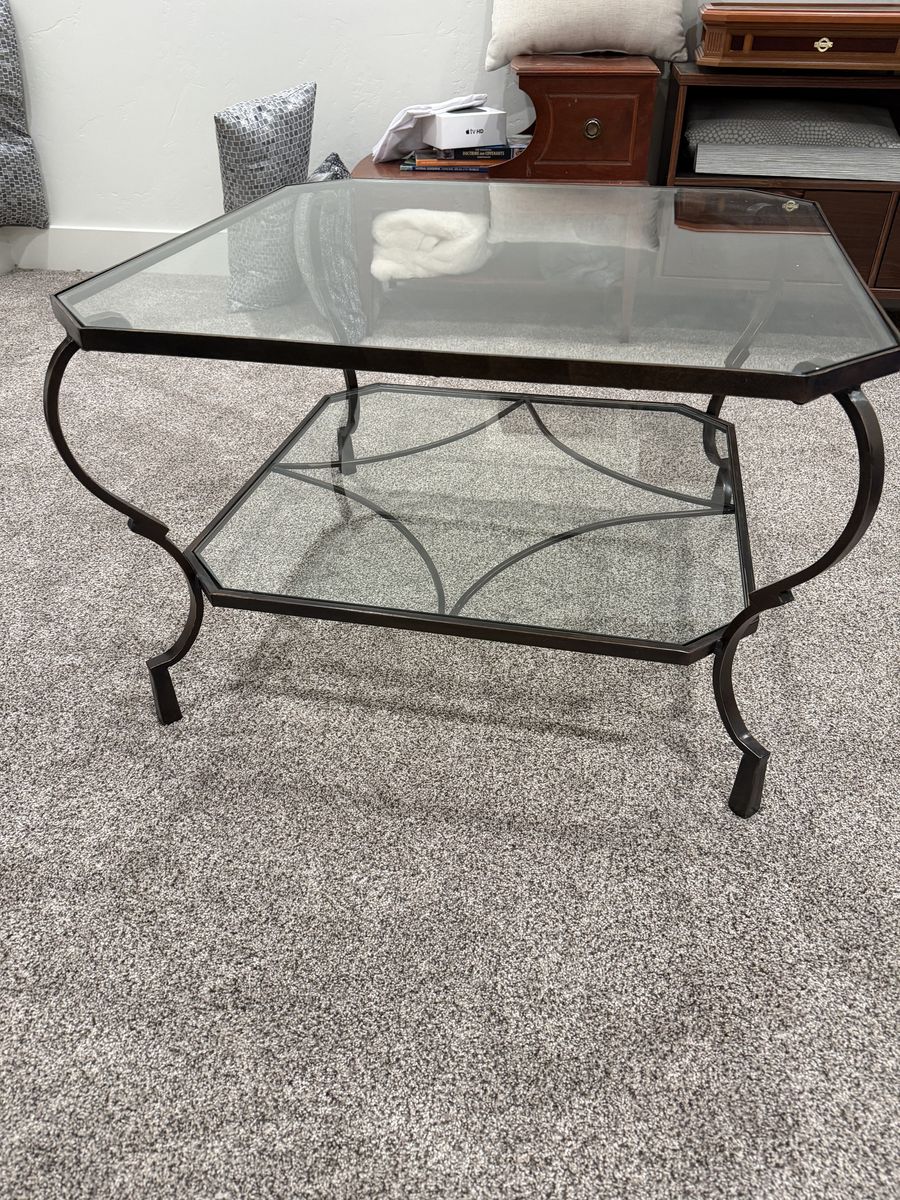 Glass Coffee Table for Sale