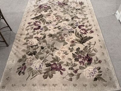 8'x5'3" Floral Area Rug