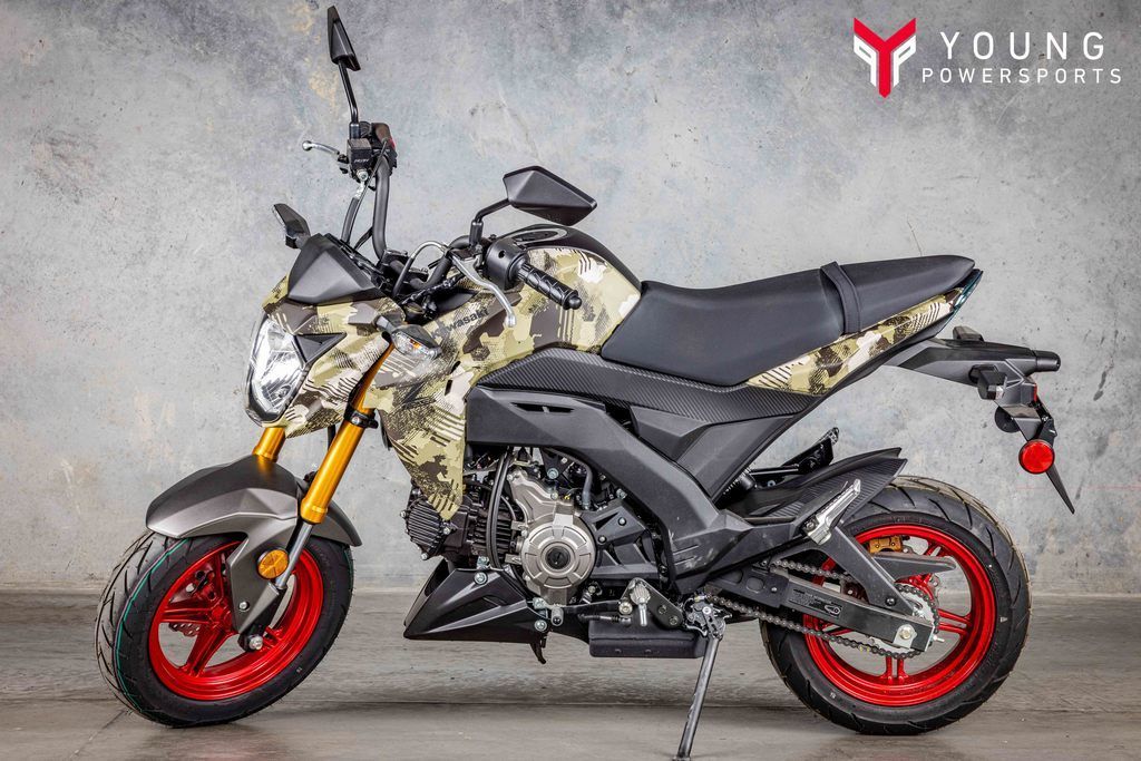 2025 Kawasaki Z125 PRO Cypher Camo Beige