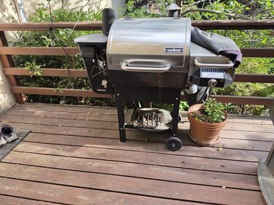 Camp Chef Woodwind Pellet Grill with Sidekick Attachment