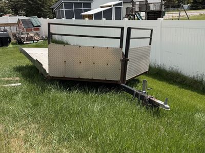 Drive off Snowmobile trailer