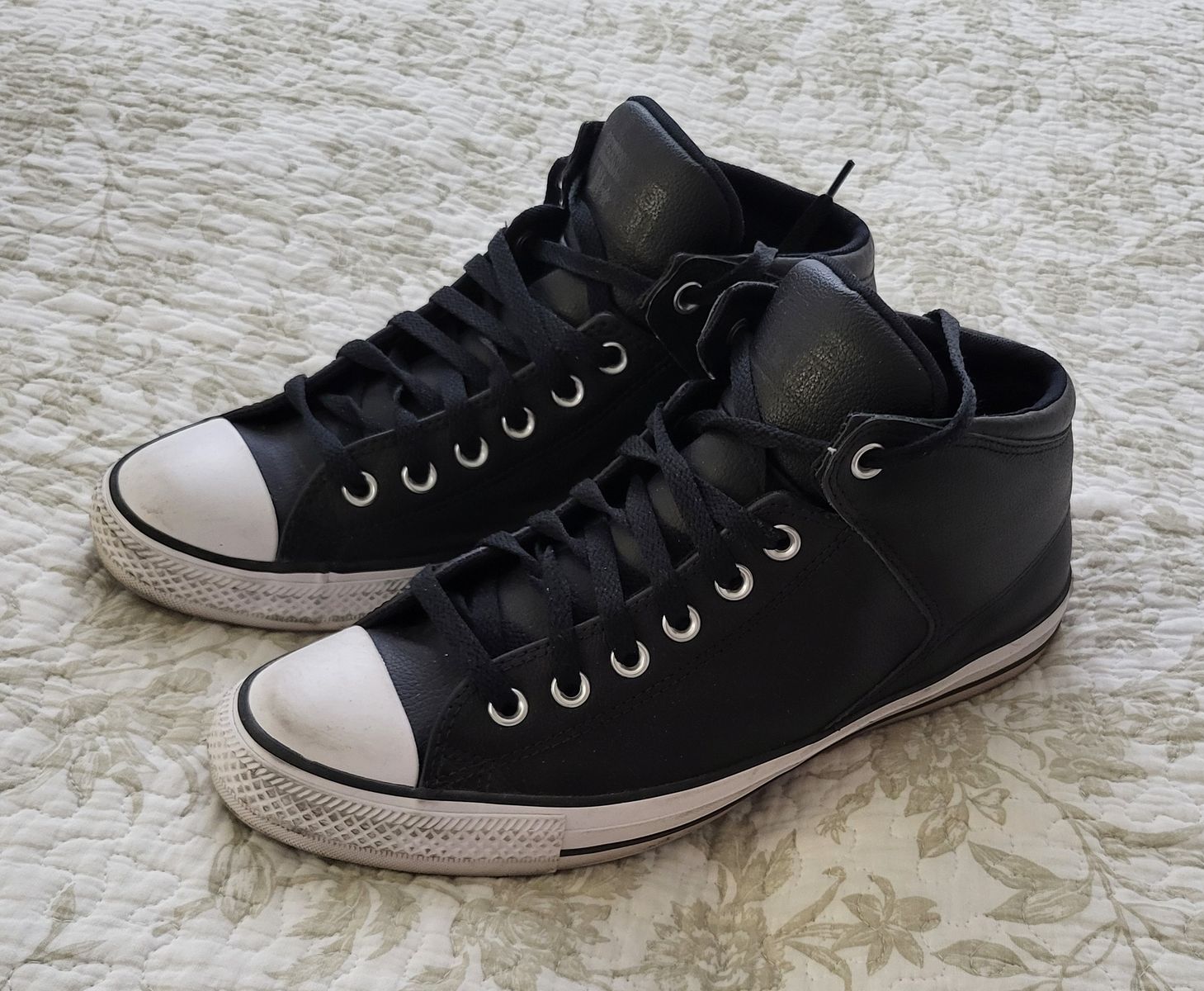 Leather Converse