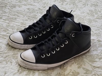 Leather Converse