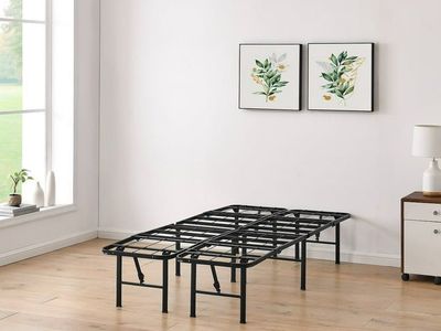TWIN METAL BED FRAME 75" L x 39" W x14"H