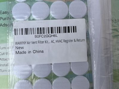 WAWINY Air Vent Filter Kit for AC, HVAC Register & Return, Purifies Air, New