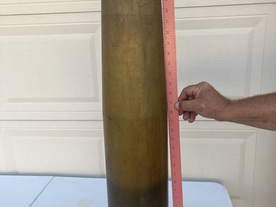 120 MM T-25 Brass Cartridge Case - 1954