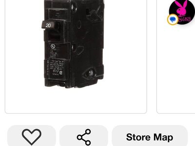 New Siemens 20 amp breaker