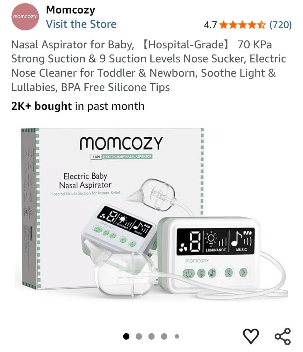 Momcozy Nasal Aspirator NEW