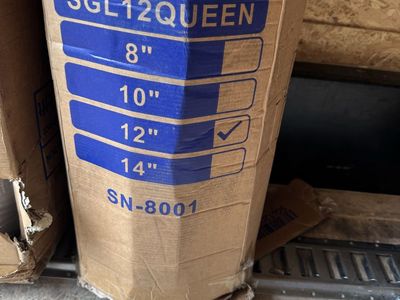 SZSL 12" Queen Size Memory Foam Innerspring Hybrid Mattress in a Box - Pressure Relief