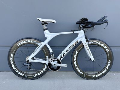 Kestrel 4000 LTD Carbon Triathlon/TT Bike- Di2 Electronic- Deep Carbon Wheels- 52.5 cm