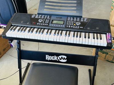 RockJam Electronic Keyboard + Stand & Bench